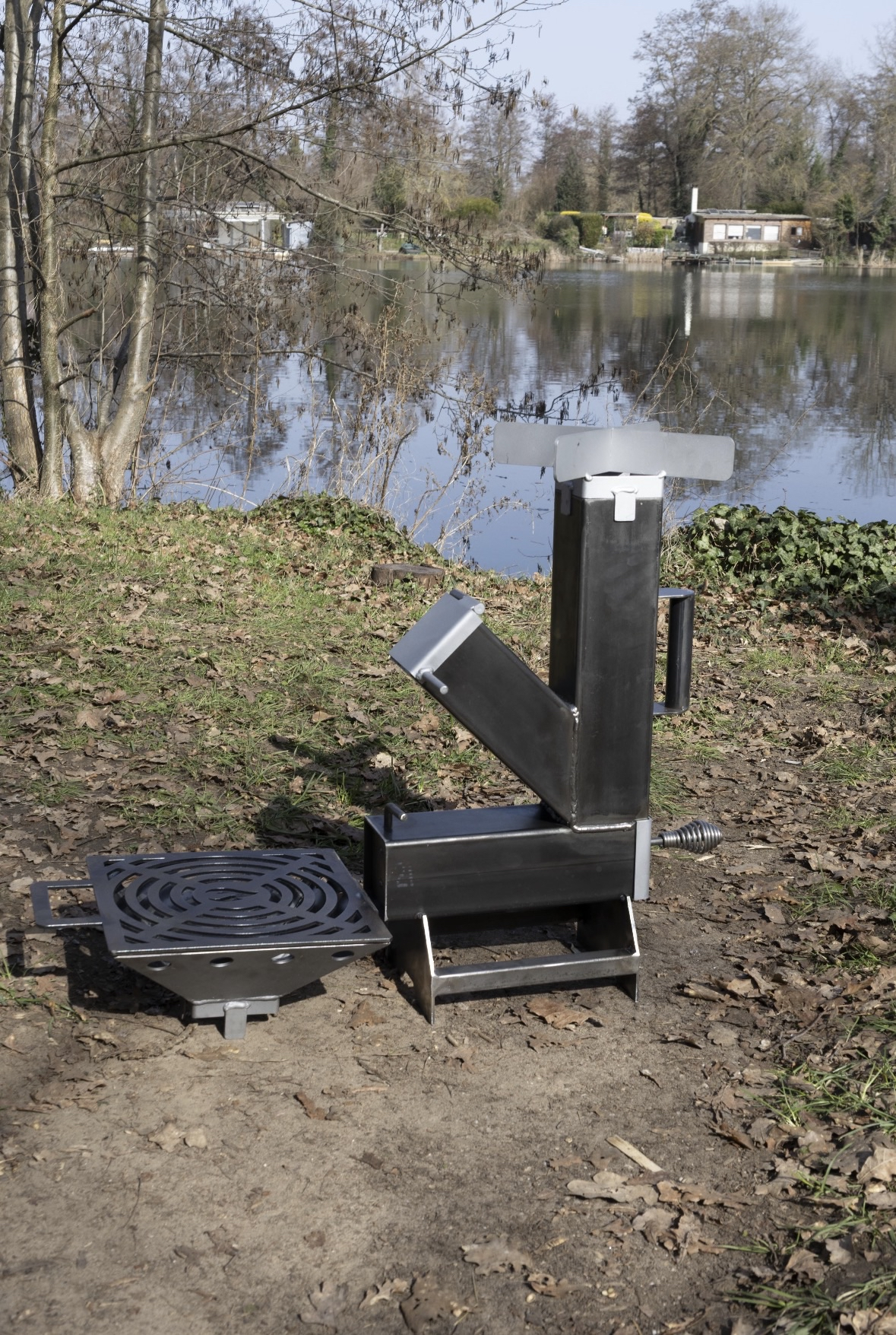 IronEmber Rocket Stove Pack 2-en-1