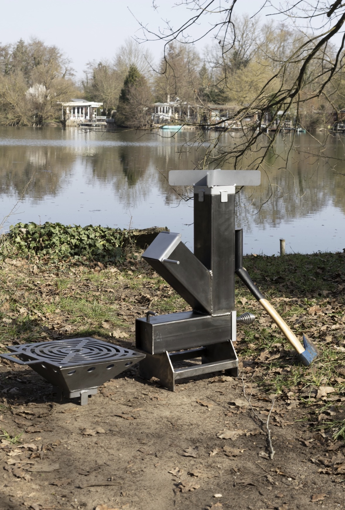 IronEmber Rocket Stove Pack 2-en-1