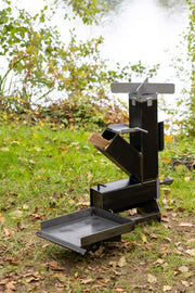 IronEmber Rocket Stove Pack 2-en-1 Plancha