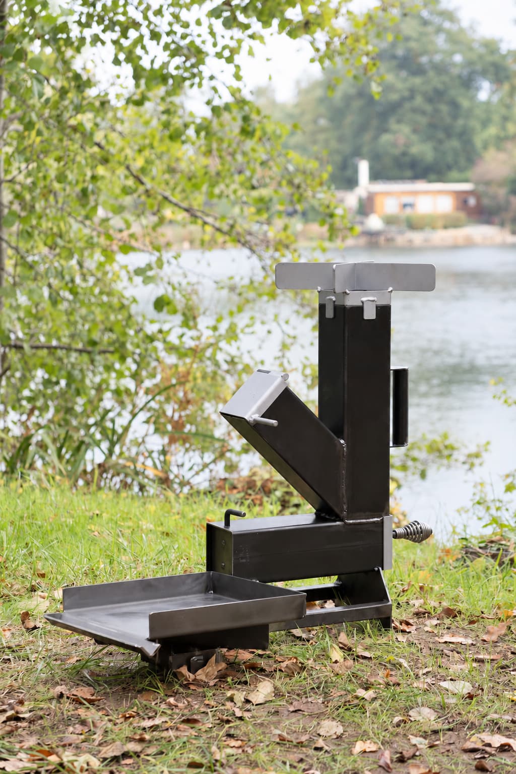 IronEmber Rocket Stove Pack 2-en-1 Plancha