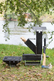 IronEmber Rocket Stove Pack 2-en-1 Grill