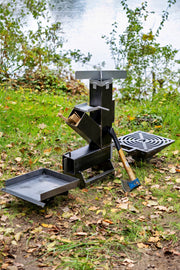 IronEmber Rocket Stove Pack 3-en-1