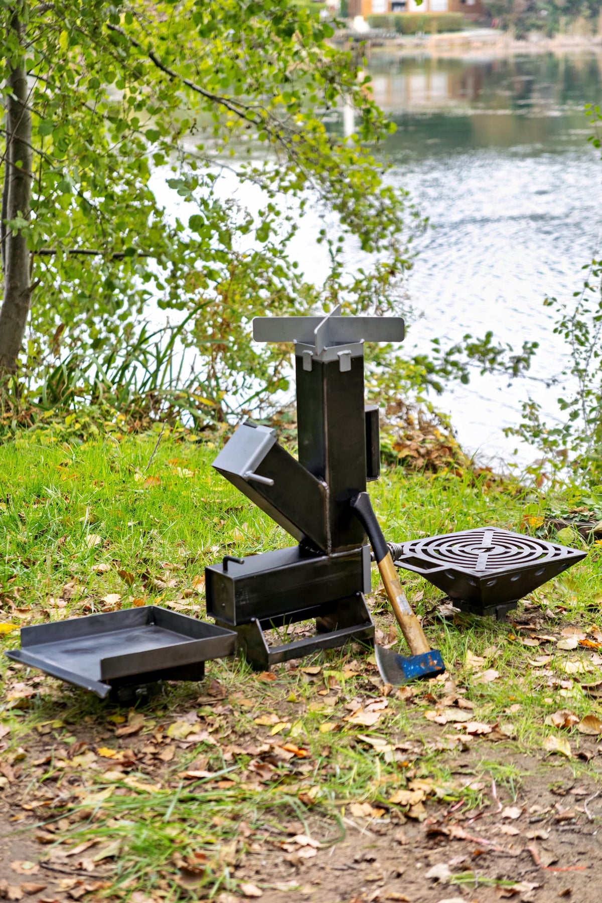 IronEmber Rocket Stove Pack 3-en-1